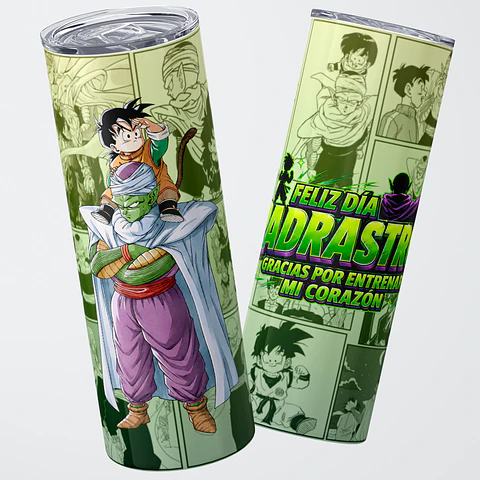 Vaso térmico 600ml - Diseño Padrastro Entrenamiento Namekusei