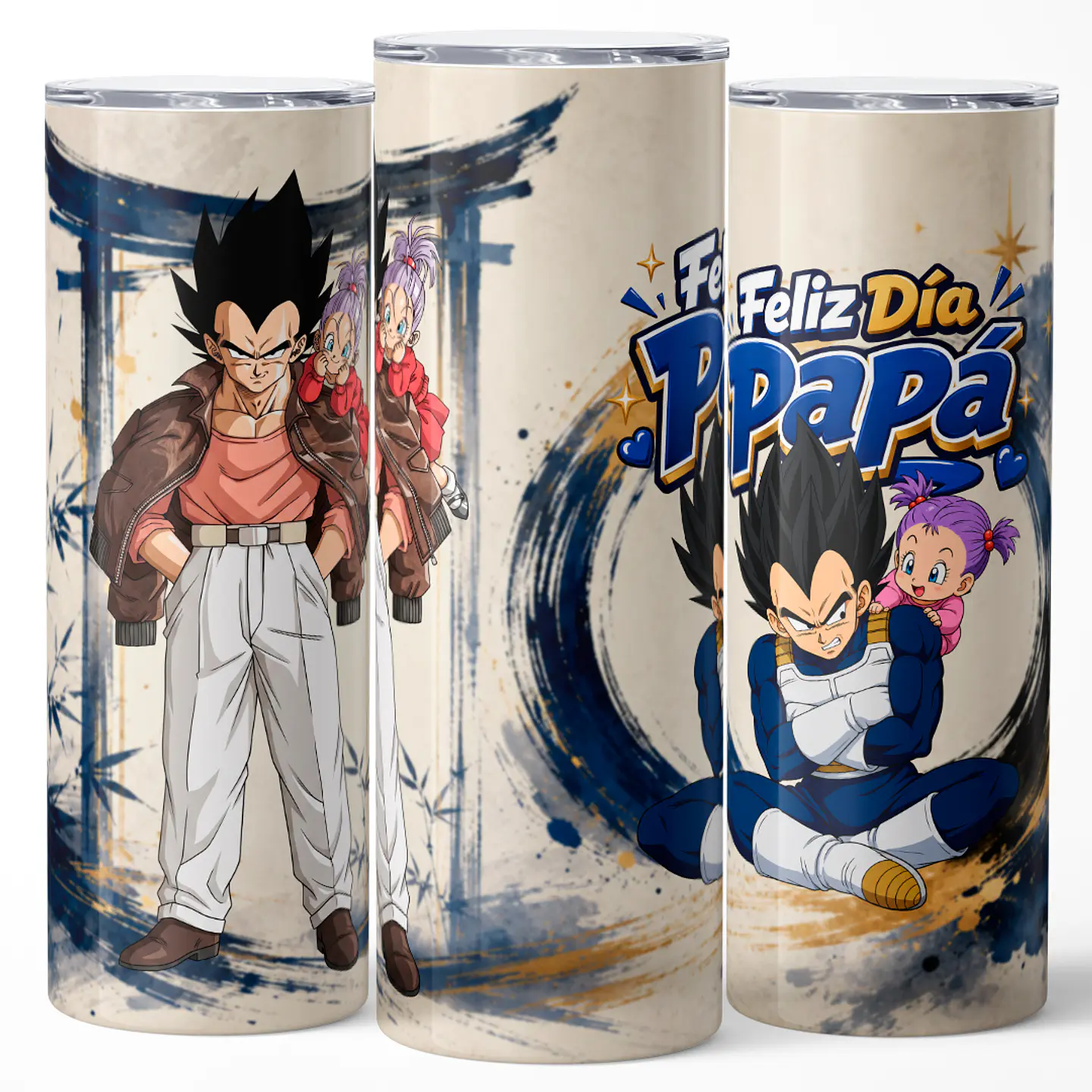 Vaso térmico 600ml - Diseño Papá Vegeta Orgullo Saiyajin 2