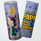 Vaso térmico 600ml - Diseño Papá Majin Vegeta Sacrificio Heroico - Miniatura 1