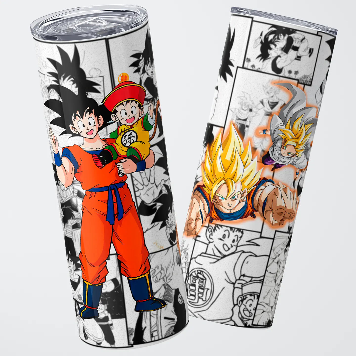 Vaso térmico 600 ml – Diseño Goku & Gohan 1