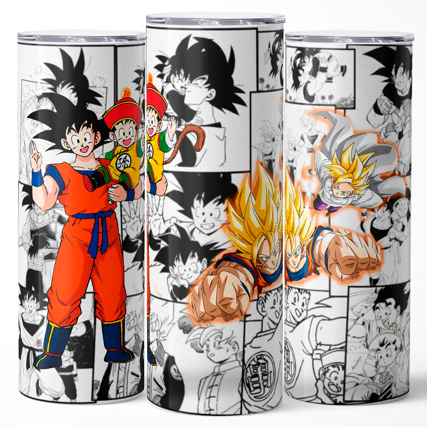 Vaso térmico 600 ml – Diseño Goku & Gohan 2