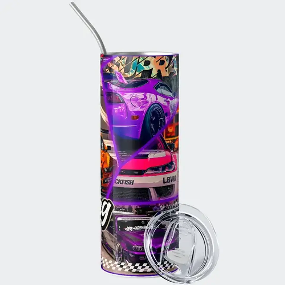 Mug Termo Jdm Tuning Mosaic 600ml 2