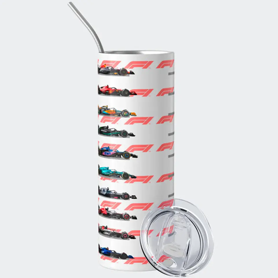 Mug Termo Formula 1 Full Grid Lineup 600ml 2