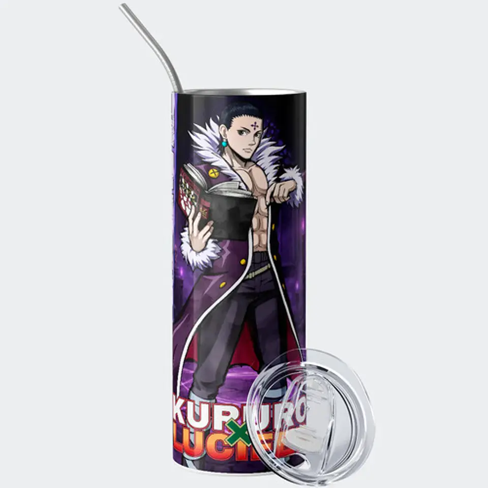 Mug Termo Hunter X Hunter Kuroro Lucifer 600ml 2