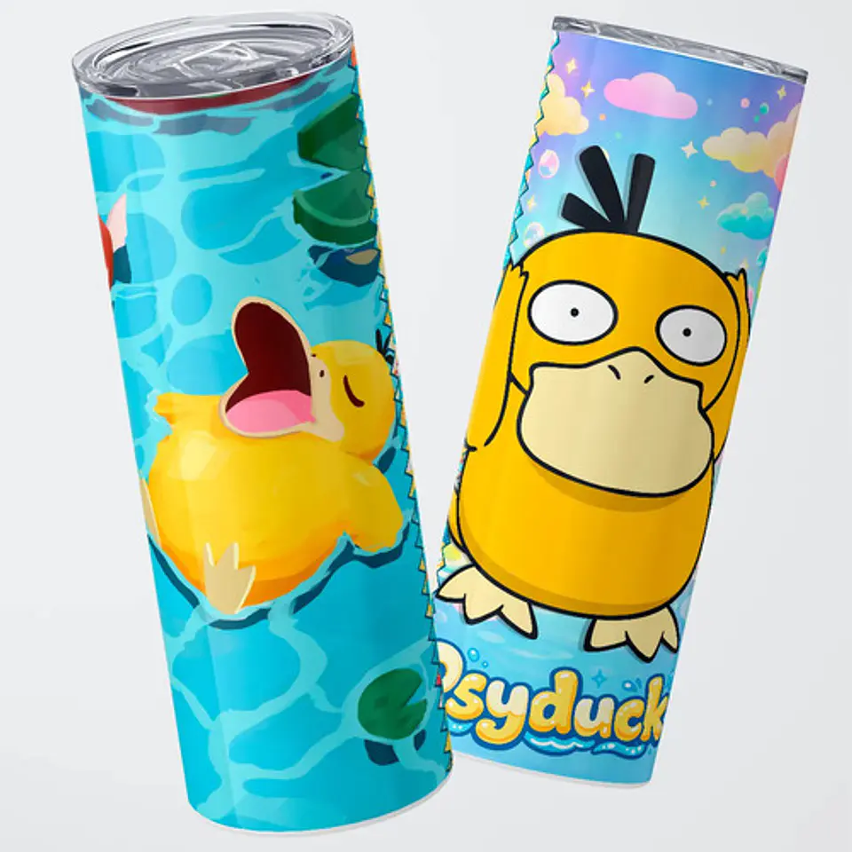 Mug Termo Pokémon Psyduck Summer Headache 600ml 1