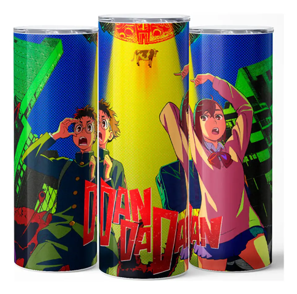 Mug Termo Dandadan Abduction Pop 600ml 3