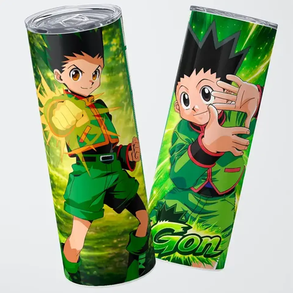Mug Termo Hunter X Hunter Gon Freecss 600ml 1