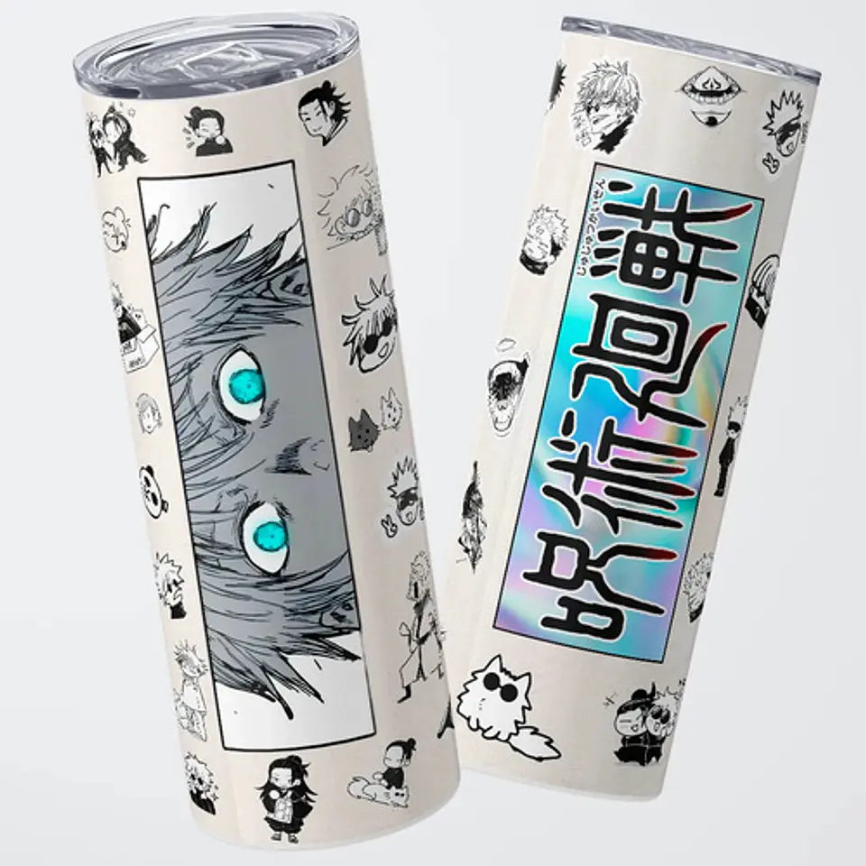 Mug Termo Jujutsu Kaisen Doodle Cursed Spirit 600ml 1