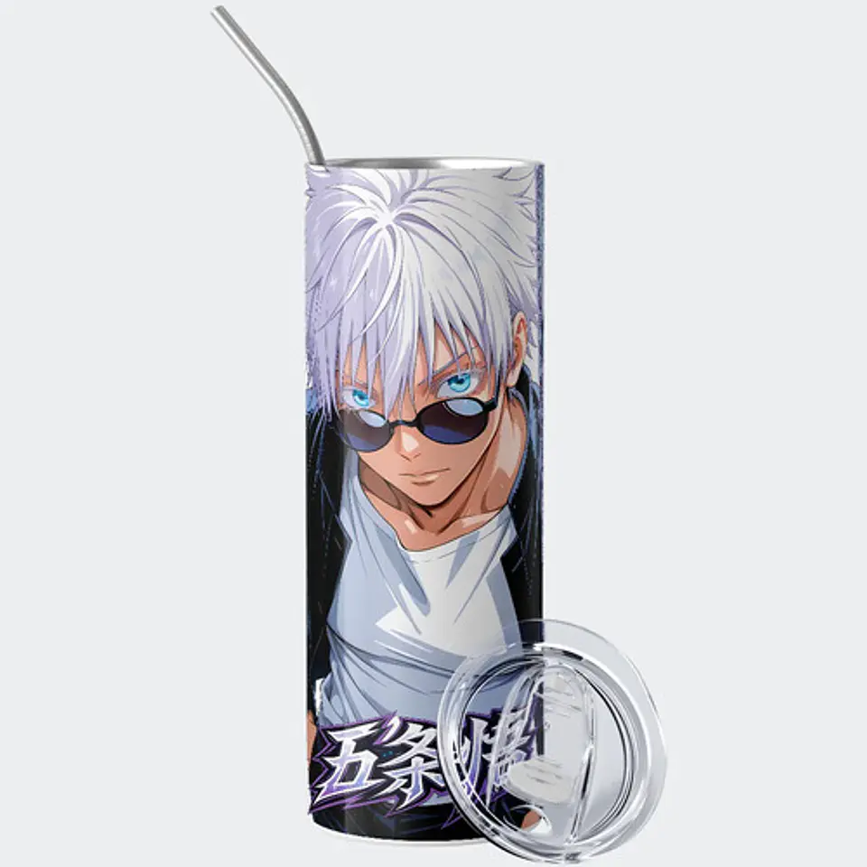 Mug Termo Jujutsu Kaisen Satoru Gojo 600ml 2