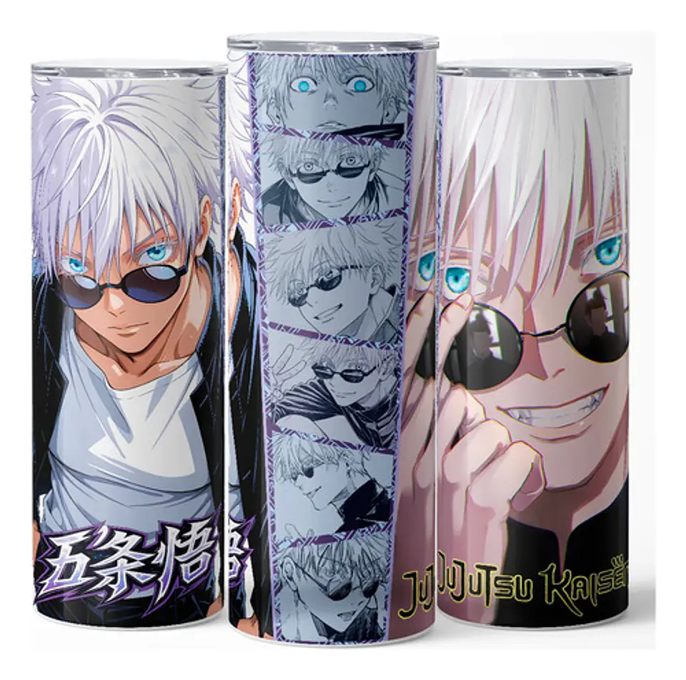 Mug Termo Jujutsu Kaisen Satoru Gojo 600ml 3
