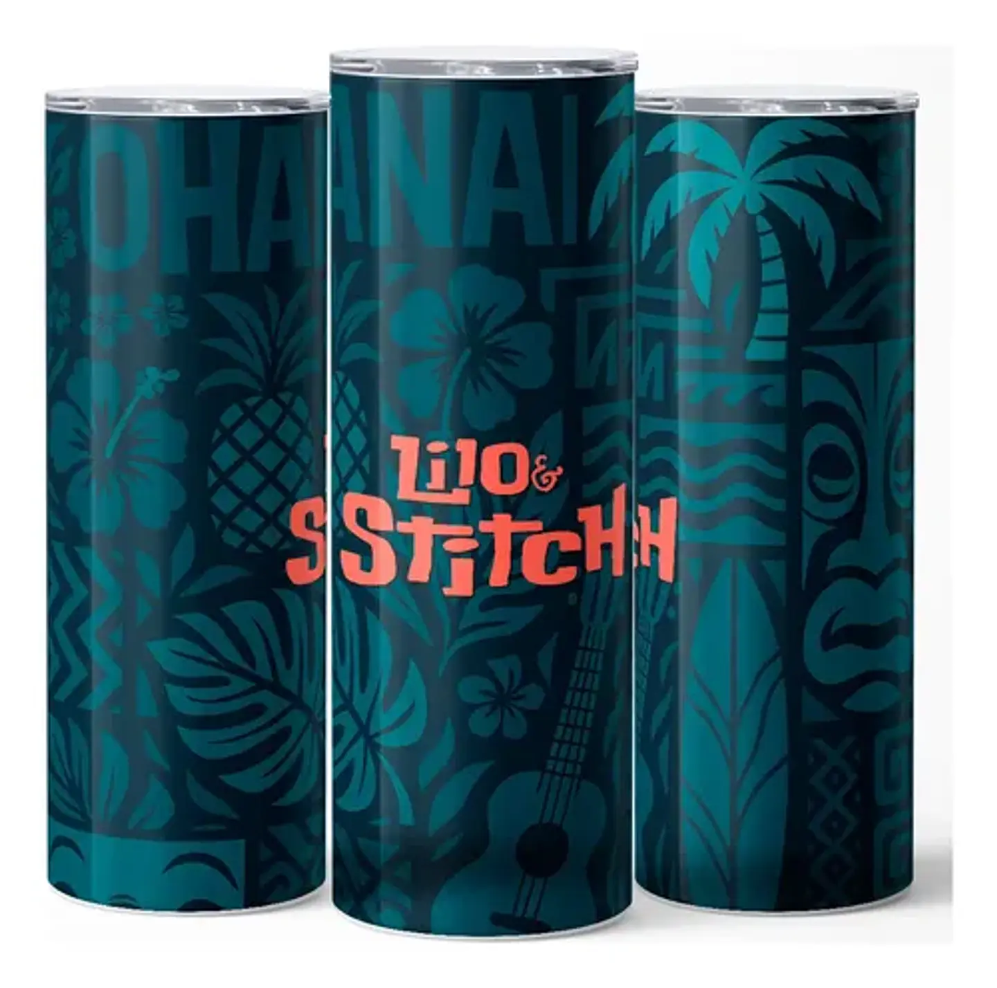 Mug Termo Disney Lilo & Stitch Ohana Deep Teal 600ml 3