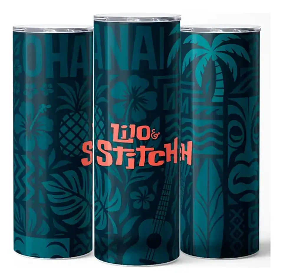 Mug Termo Disney Lilo & Stitch Ohana Deep Teal 600ml 3
