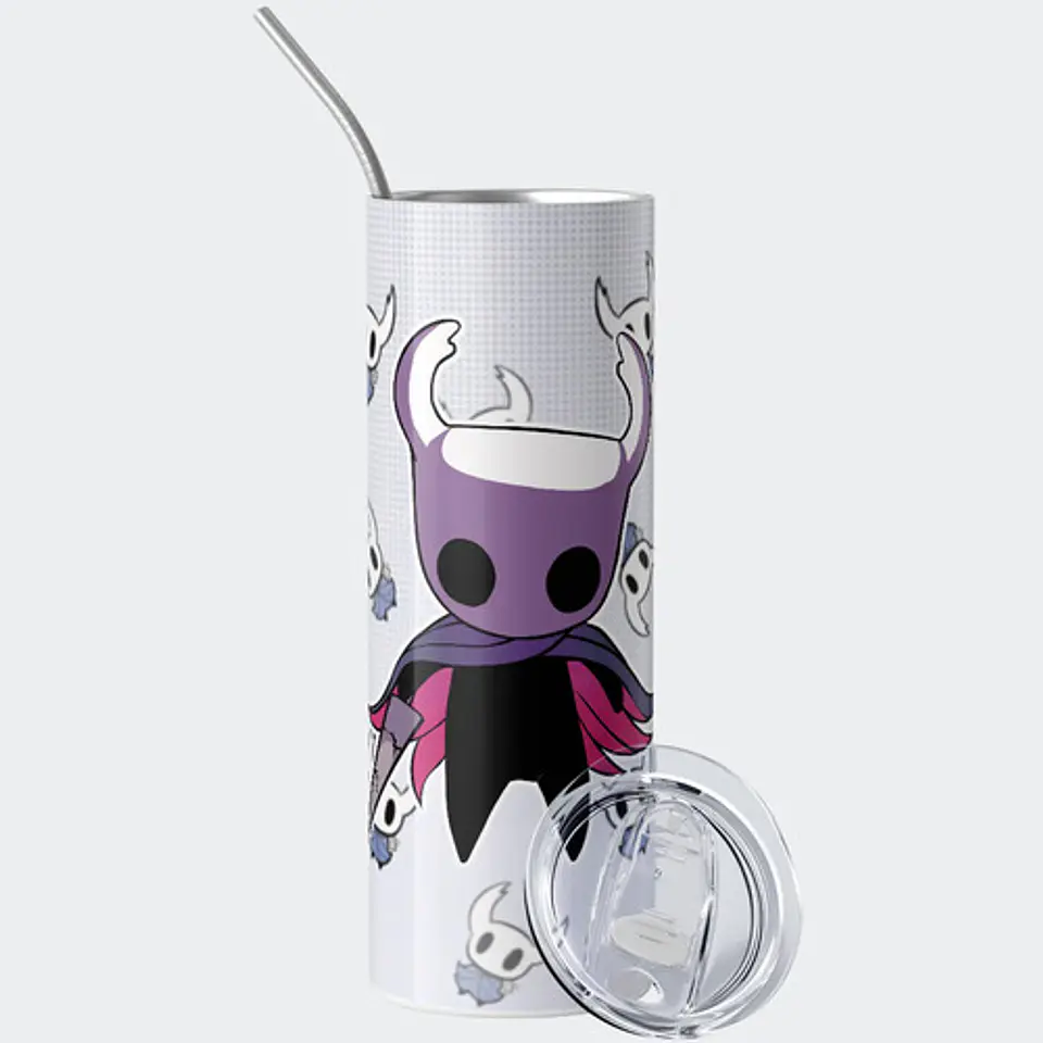 Mug Termo Hollow Knight Minimal Pattern 600ml 2