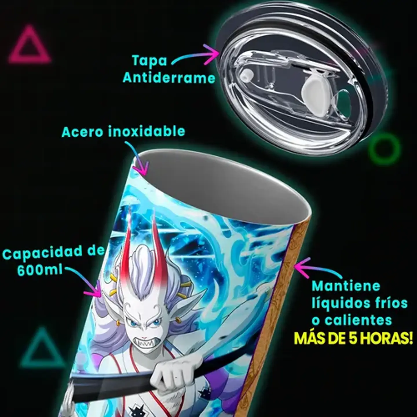 Mug Termo One Piece Yamato Guardian Spirit 600ml 4