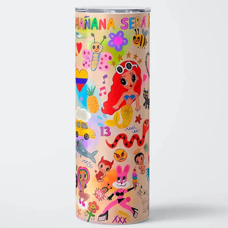 Mug Termo Karol G Mañana Será Bonito 600ml 1