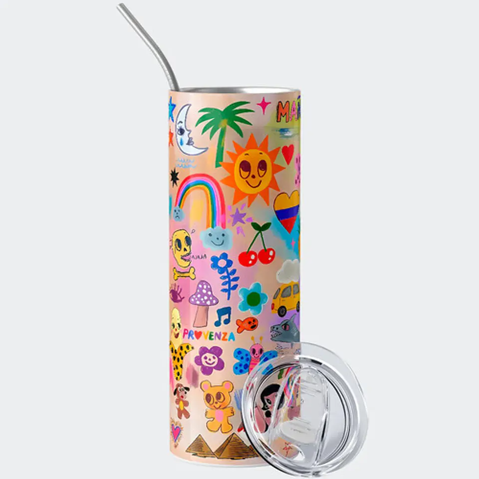 Mug Termo Karol G Mañana Será Bonito 600ml 2