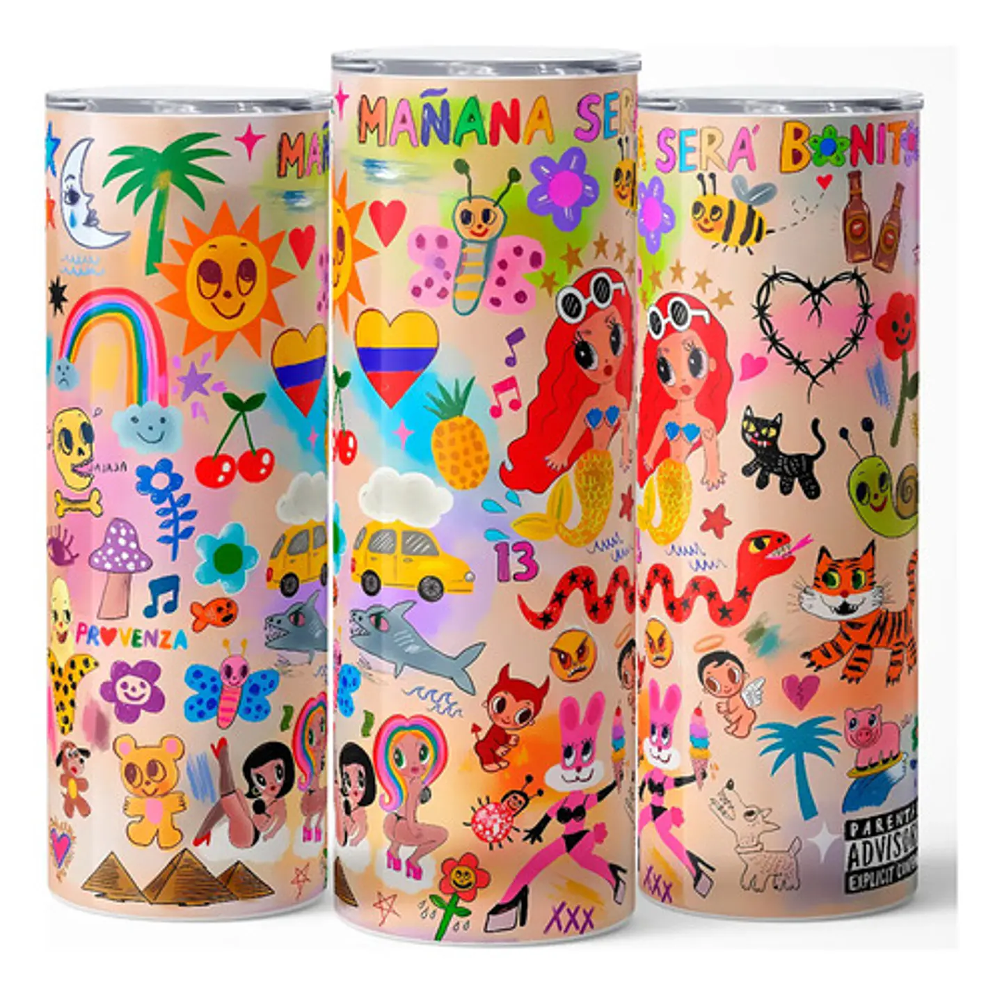 Mug Termo Karol G Mañana Será Bonito 600ml 3