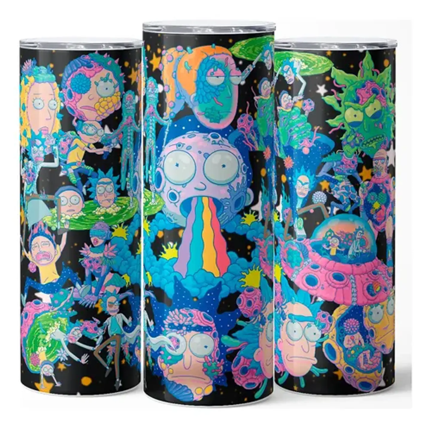 Mug Termo Rick And Morty Cosmic Trip 600ml 3