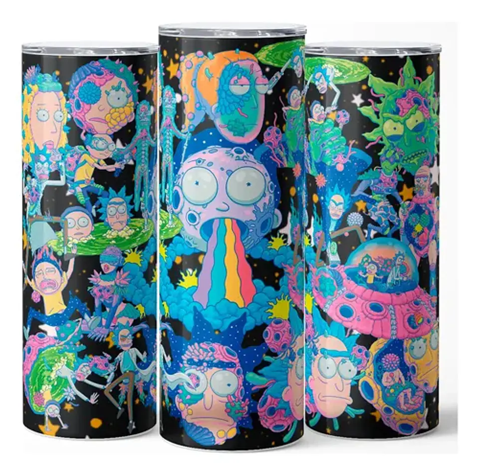 Mug Termo Rick And Morty Cosmic Trip 600ml 3