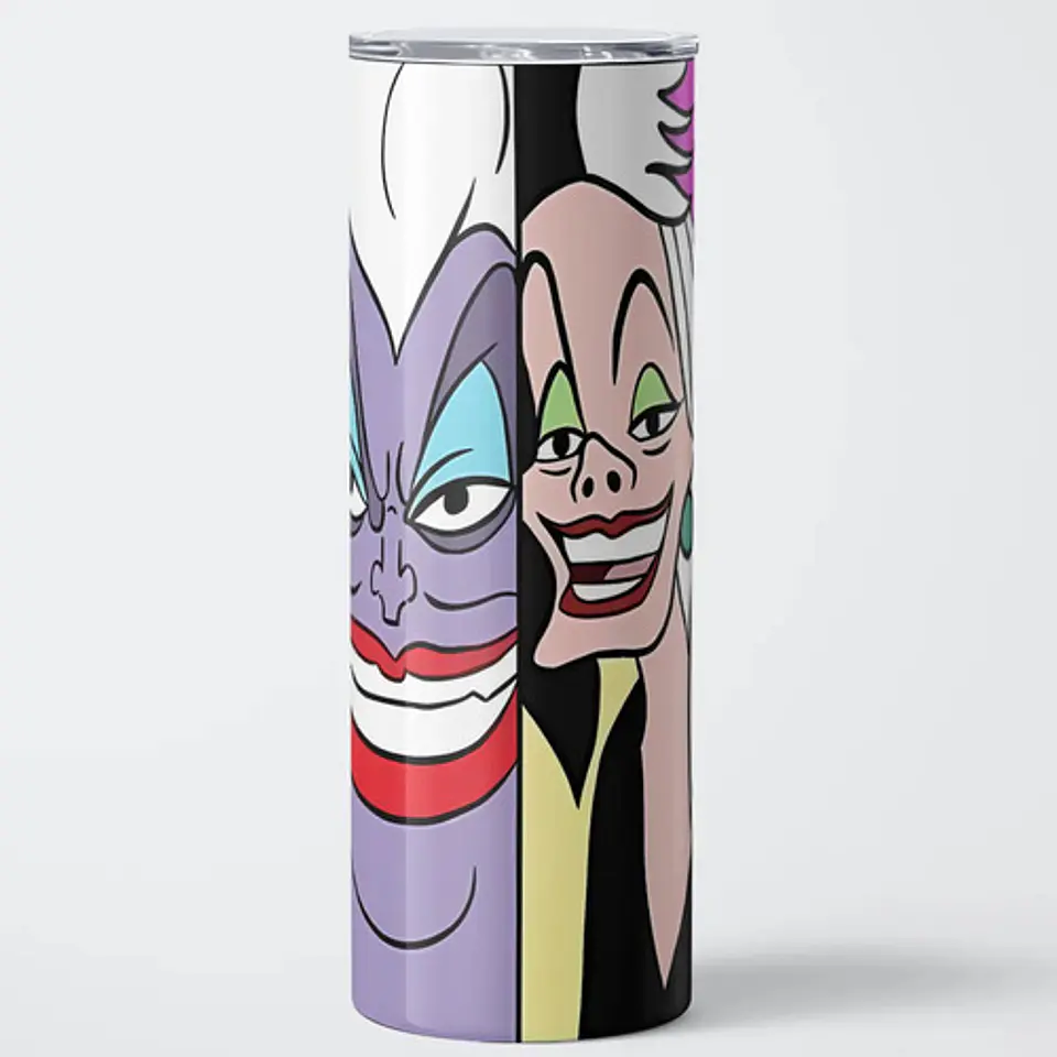 Mug Termo Horror Villain Icons Split 600ml 1