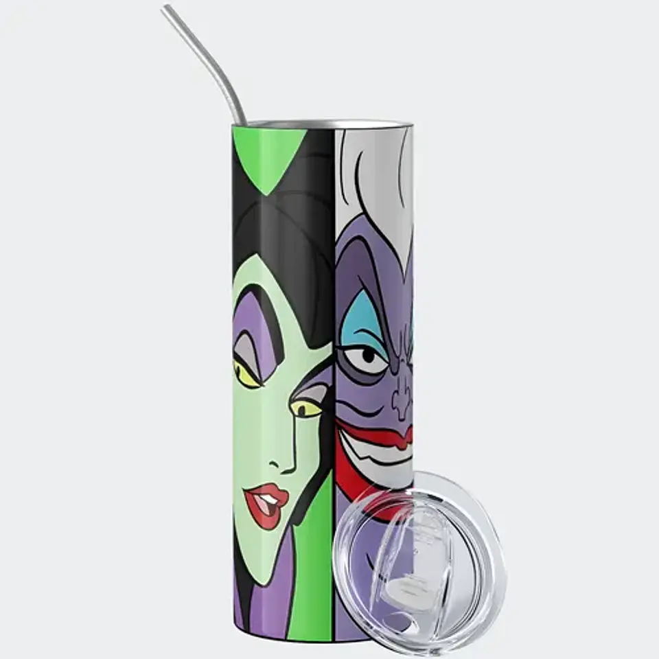 Mug Termo Horror Villain Icons Split 600ml 2