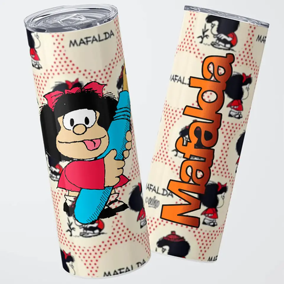 Mug Termo Mafalda Polka Dot Creative 600ml 1