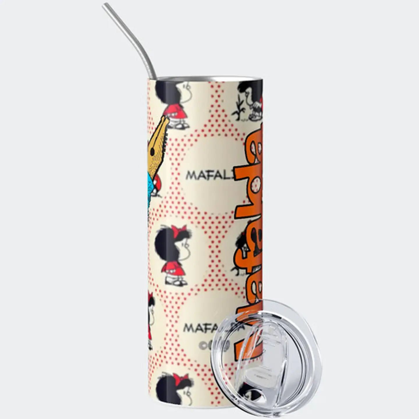 Mug Termo Mafalda Polka Dot Creative 600ml 2