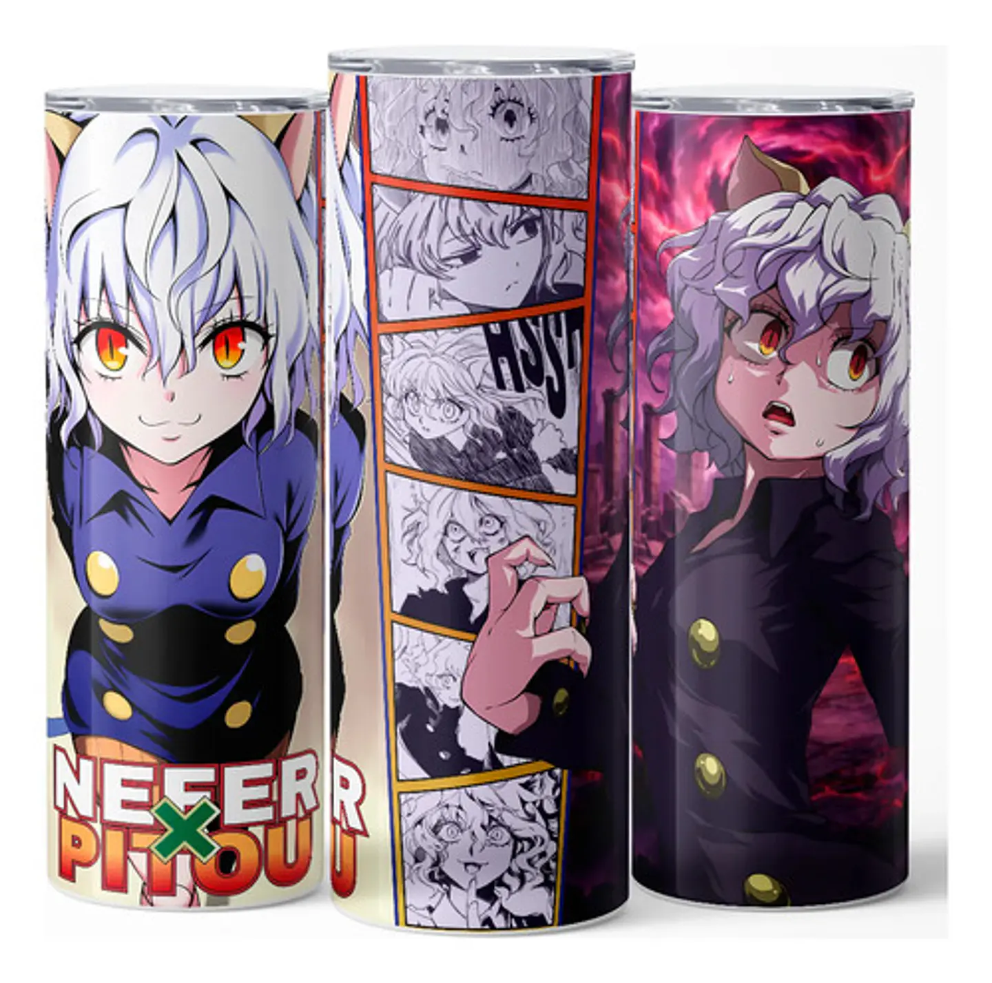 Mug Termo Hunter X Hunter Neferpitou Royal Instinct 600ml 3