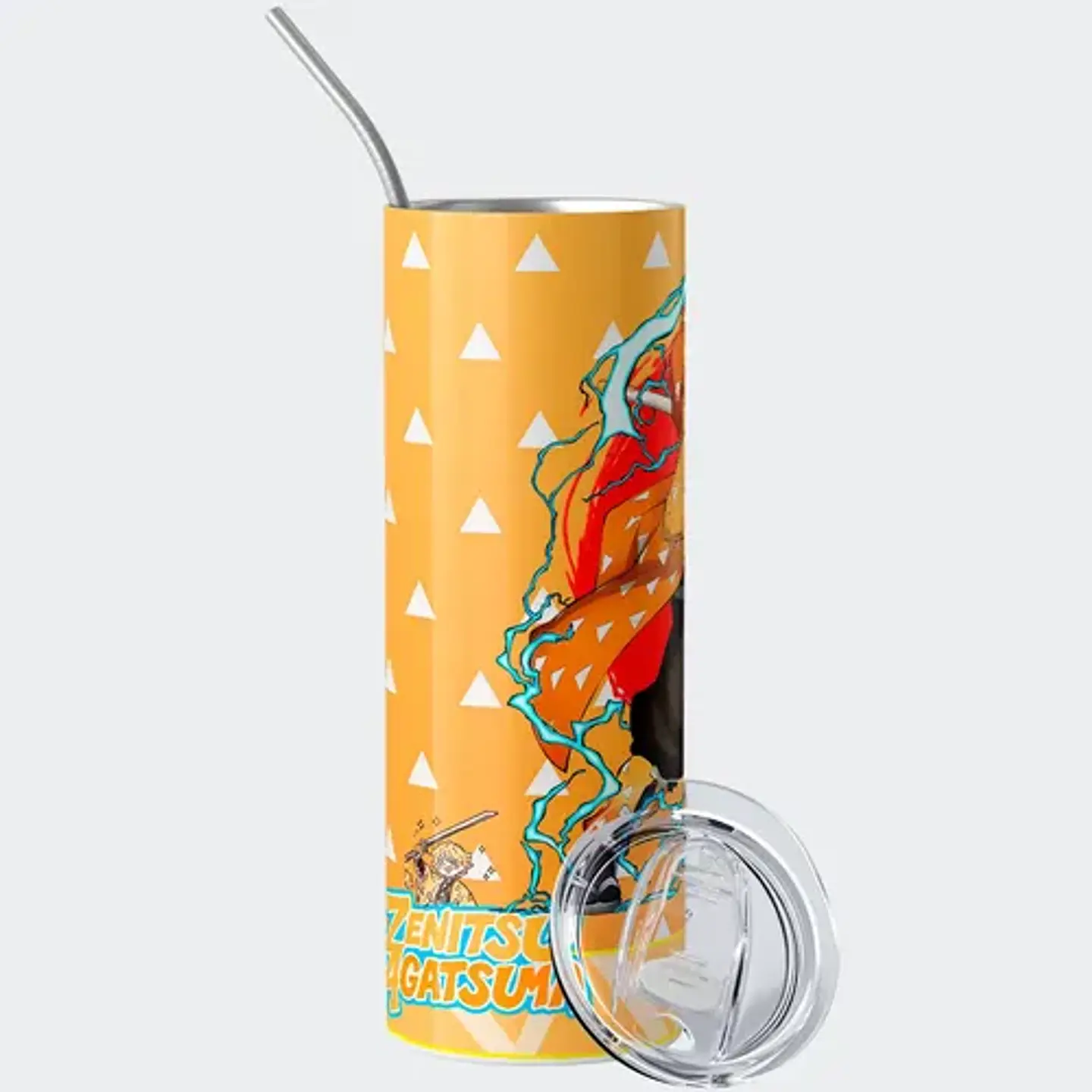 Mug Termo Demon Slayer Zenitsu Thunder Strike 600ml 2
