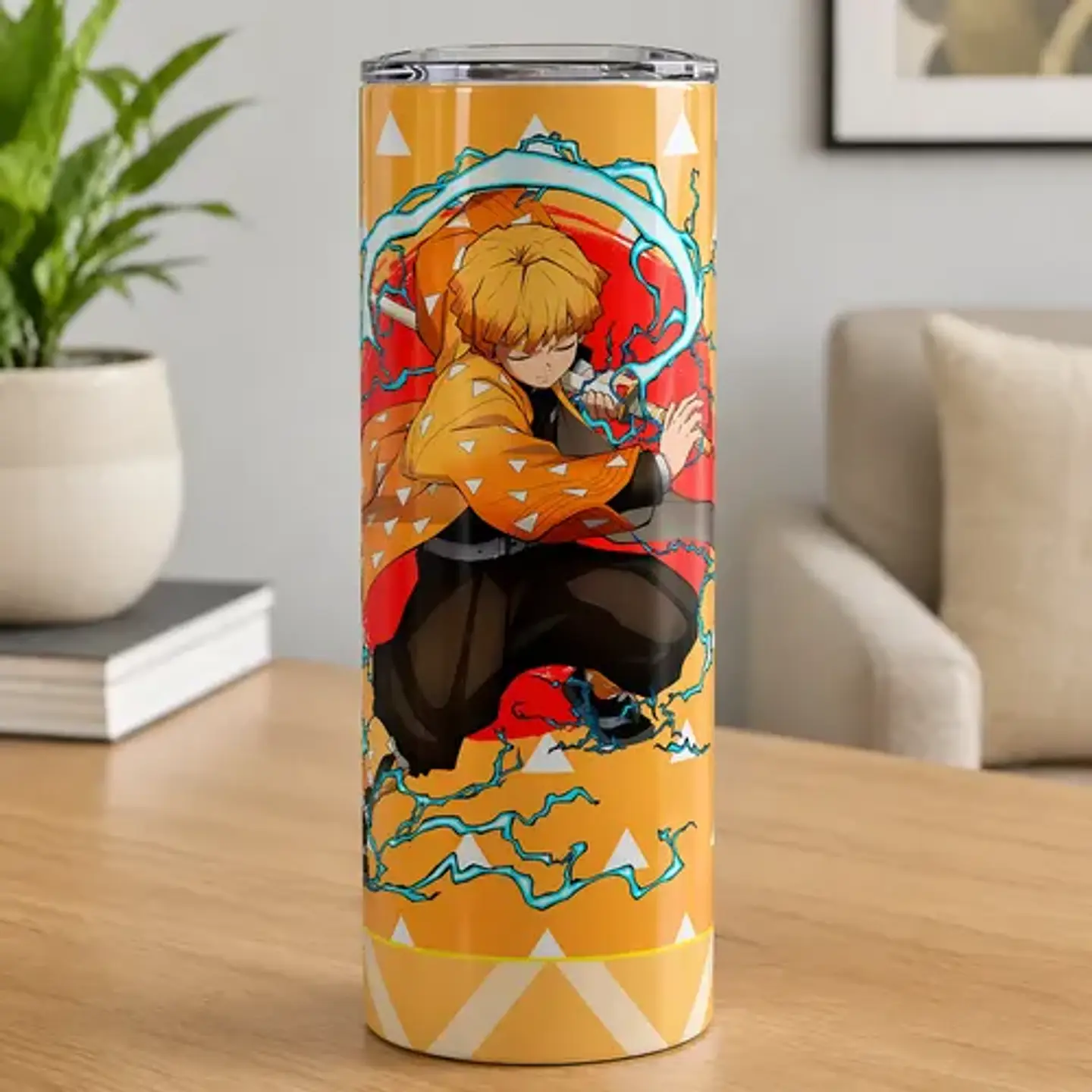Mug Termo Demon Slayer Zenitsu Thunder Strike 600ml 4