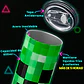 Mug Termo Minecraft Creeper Pixel Face 600ml - Miniatura 3
