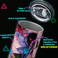 Mug Termo Hunter X Hunter Hisoka Neon Trick 600ml - Miniatura 4