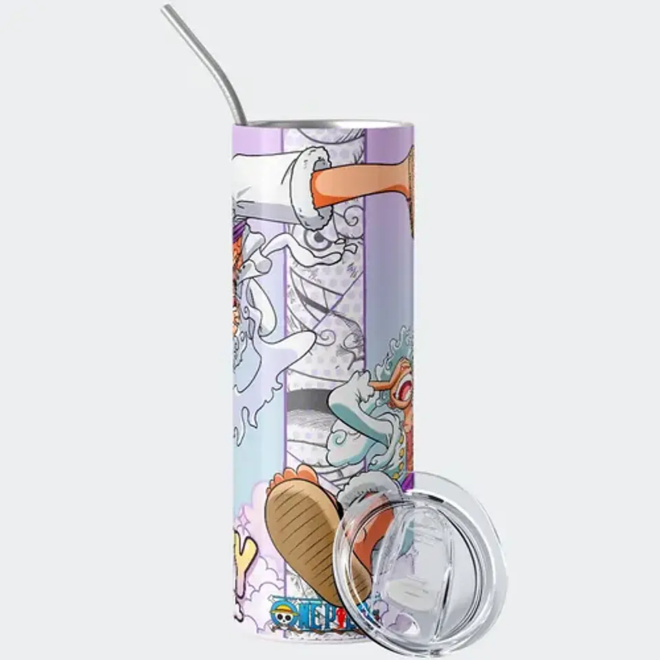 Mug Termo One Piece Luffy Gear 5 Joy Boy 600ml 2