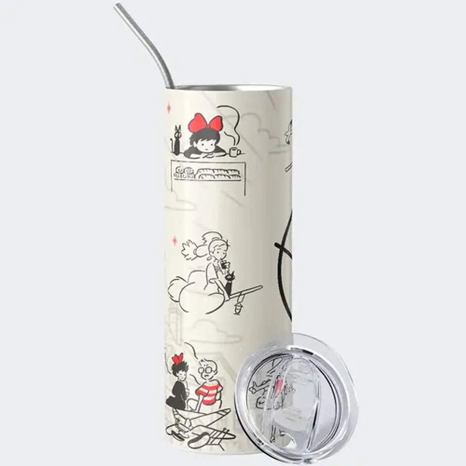 Mug Termo Studio Ghibli Kiki's Magical Delivery 600ml 2