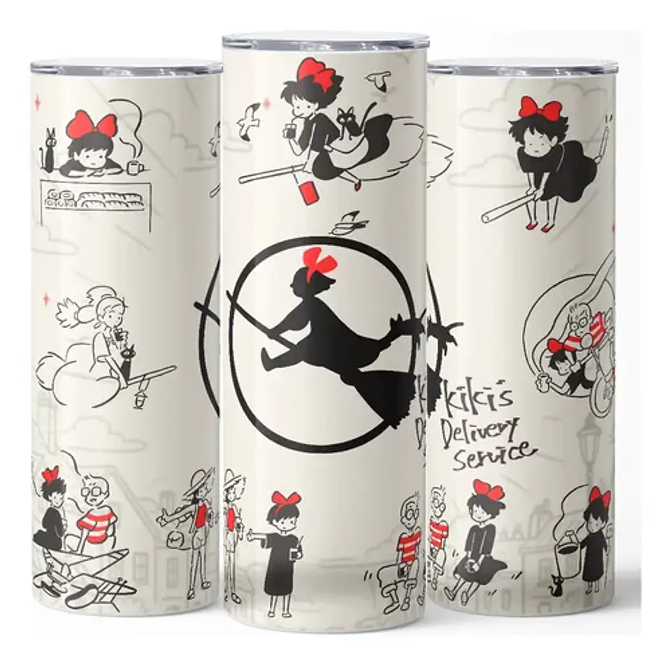 Mug Termo Studio Ghibli Kiki's Magical Delivery 600ml 3