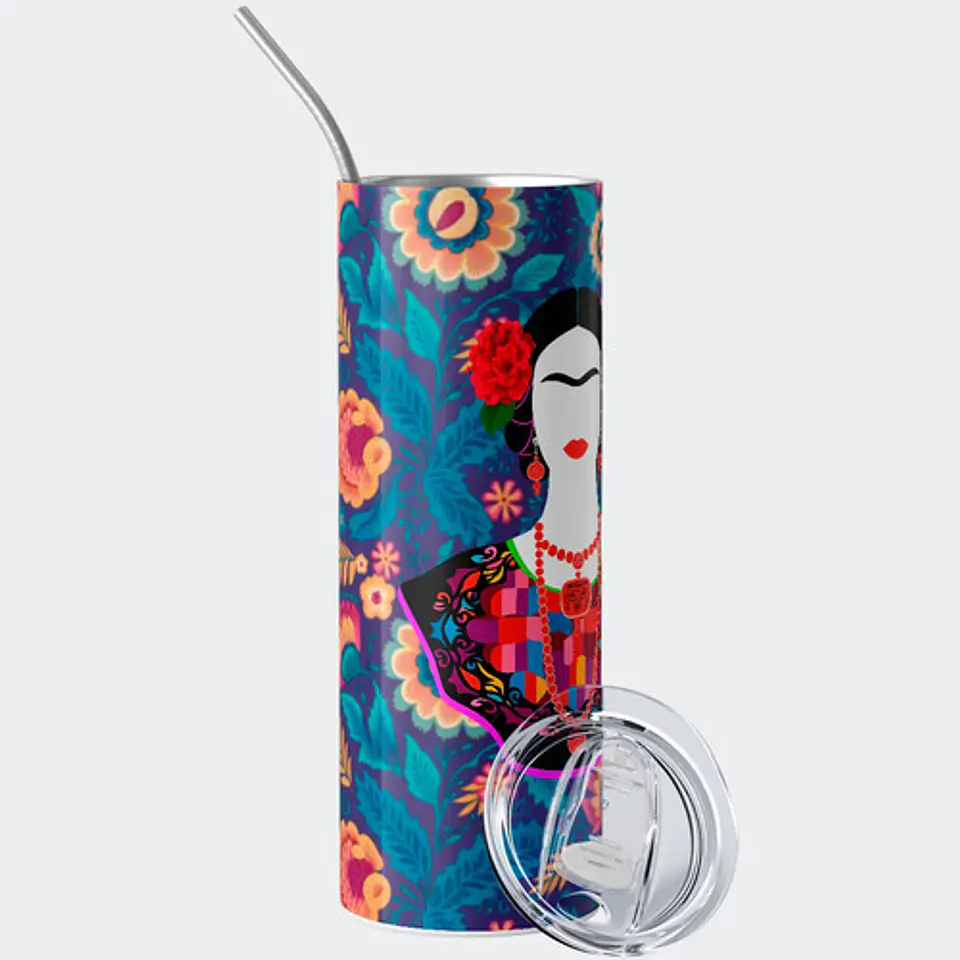 Mug Termo Frida Kahlo Frida Floral Heritage 600ml 2