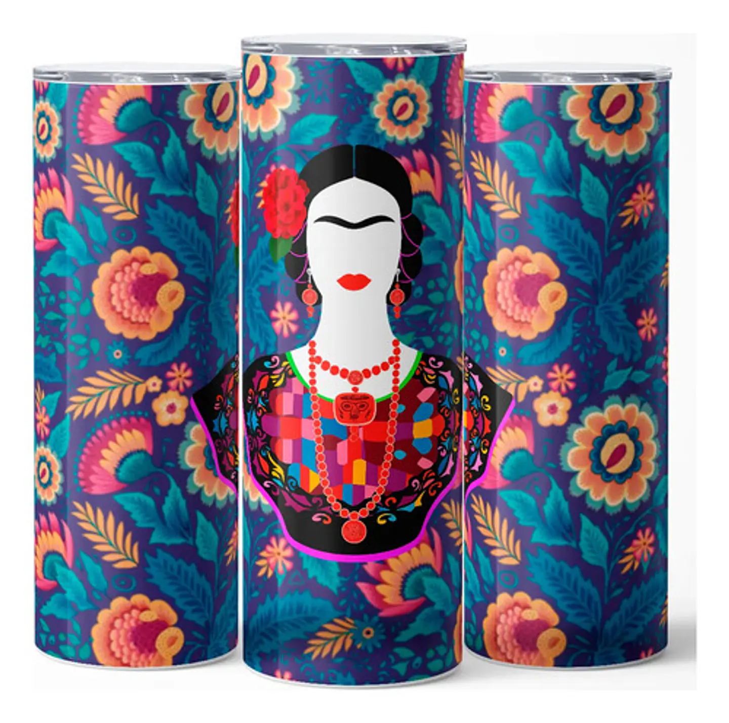 Mug Termo Frida Kahlo Frida Floral Heritage 600ml 3