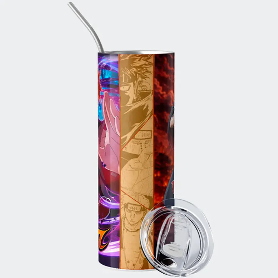 Mug Termo Naruto Pain Akatsuki Shinra Tensei Edition 600ml 2