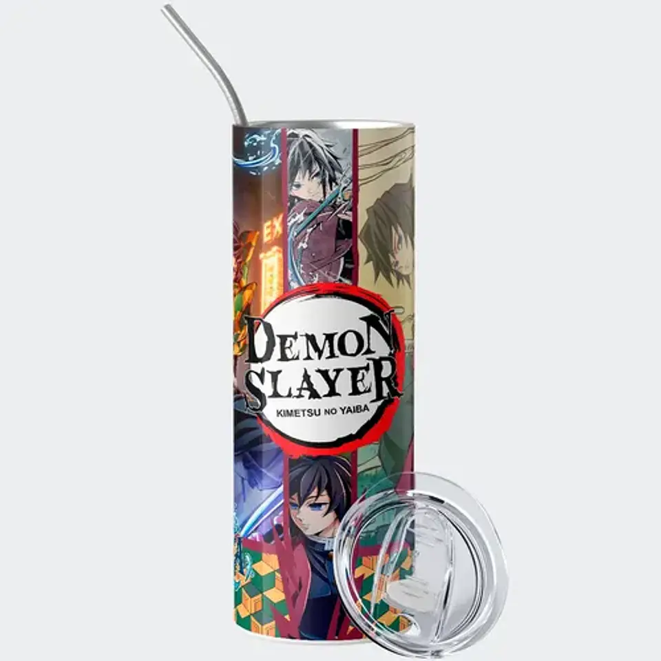 Mug Termo Demon Slayer Giyu Tomioka Tidal Harmony 600ml 2