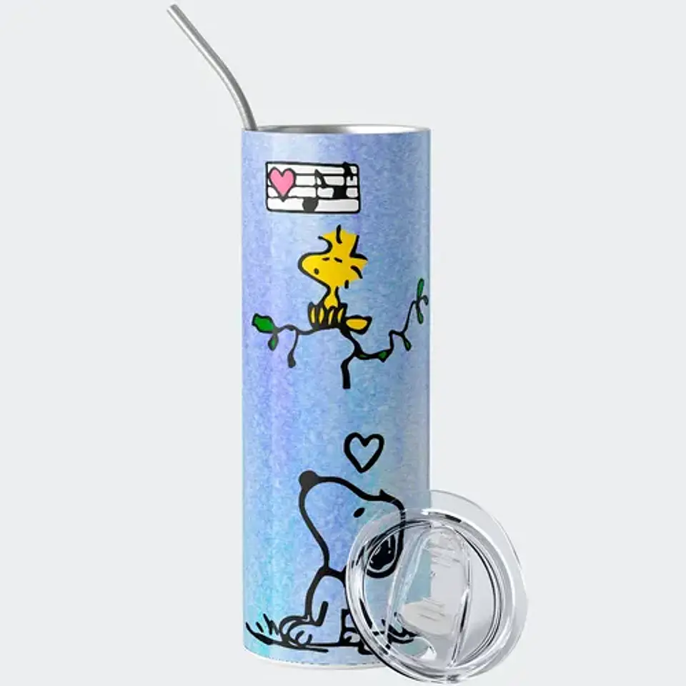 Mug Termo Snoopy & Woodstock 600ml 2