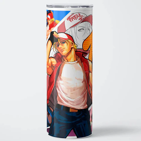 Mug Termo Fatal Fury Terry Bogard    Retro 600ml