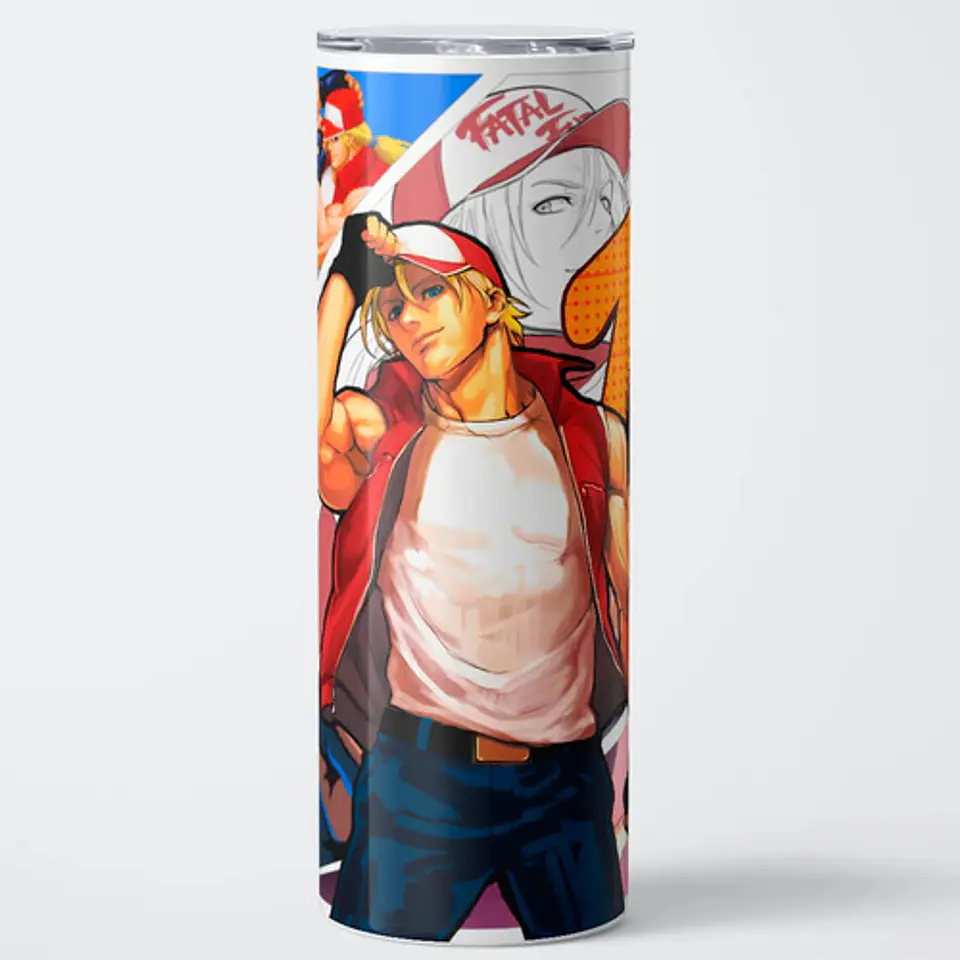 Mug Termo Fatal Fury Terry Bogard    Retro 600ml 1