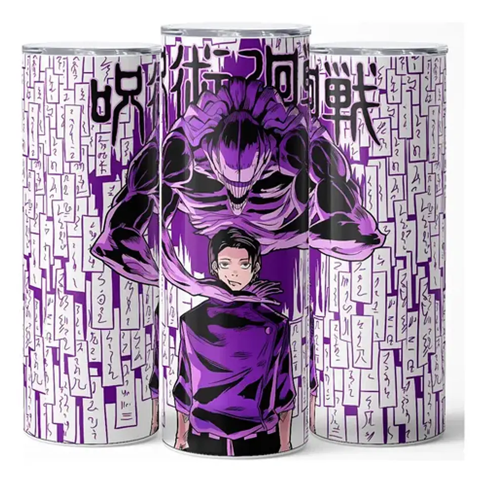Mug Termo Jujutsu Kaisen Yuta & Rika Cursed Bond 600ml 3