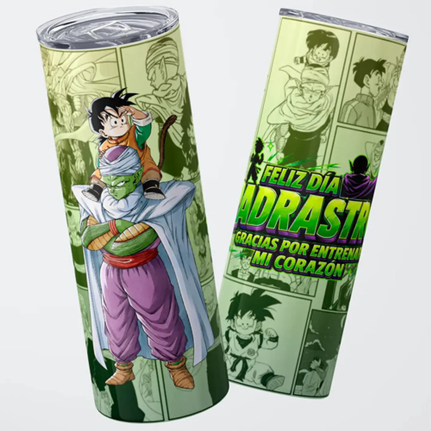 Mug Termo Dragon Ball Padrastro Entrenamiento 600ml 1
