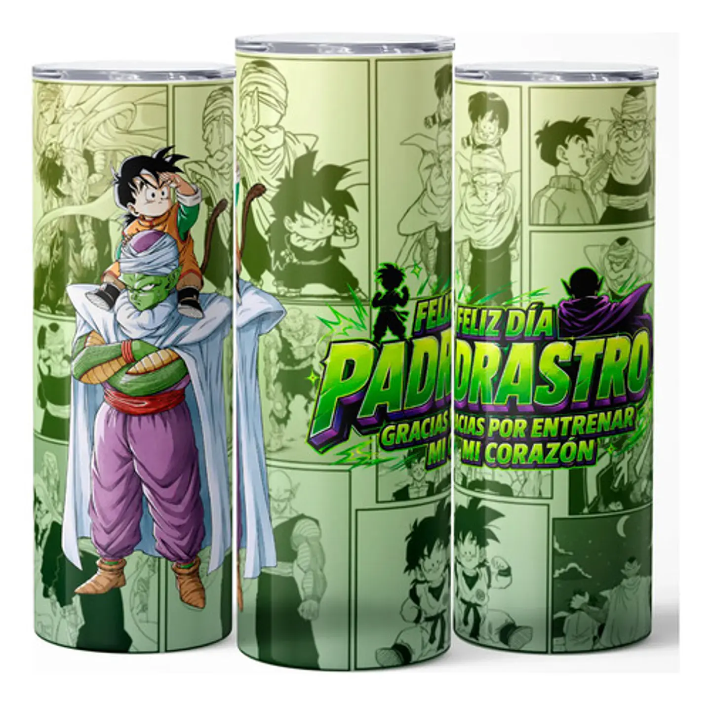 Mug Termo Dragon Ball Padrastro Entrenamiento 600ml 2