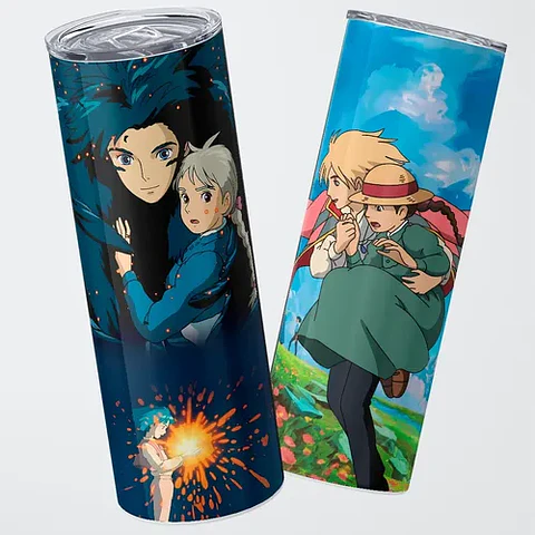 Mug Termo Studio Ghibli Howl Moving Cinema 600ml