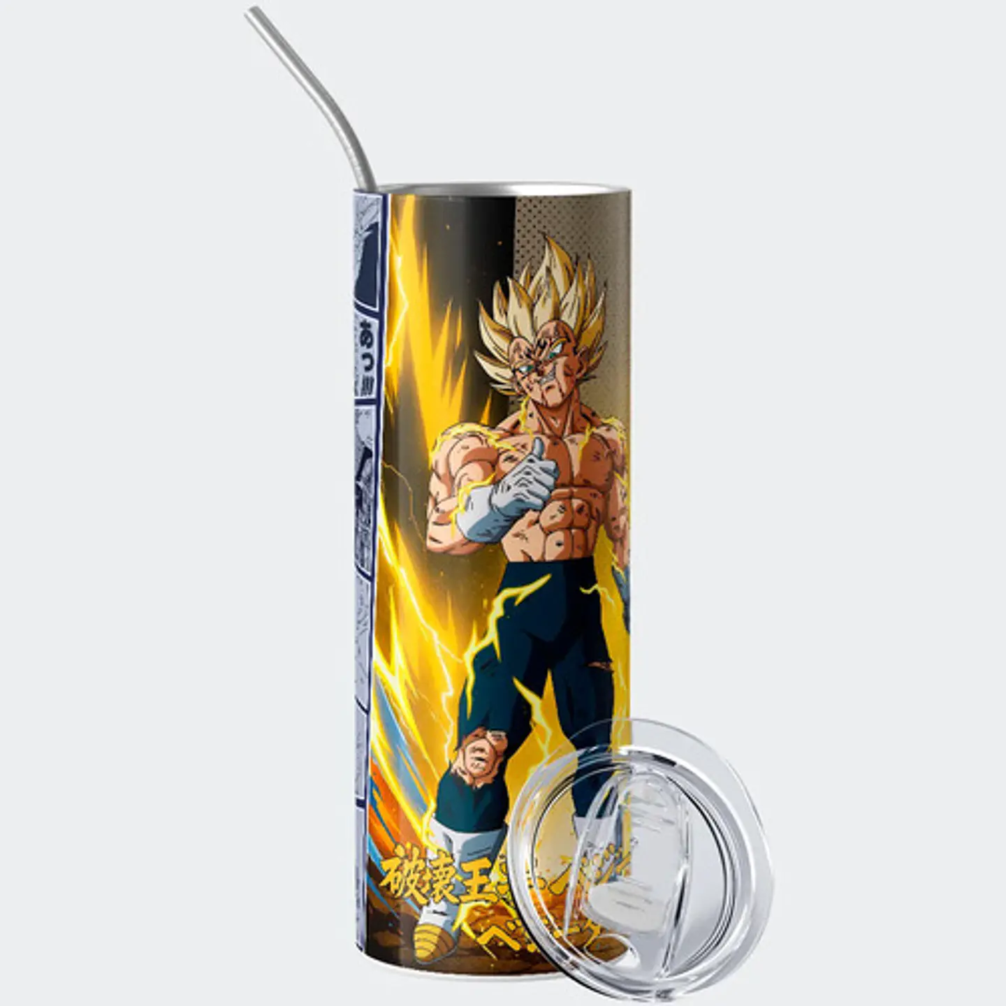 Mug Termo Dragon Ball Majin Vegeta 600ml 2