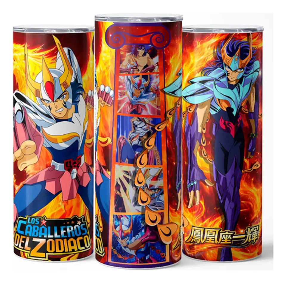 Mug Termo Saint Seiya Ikki De Fénix 600ml 3