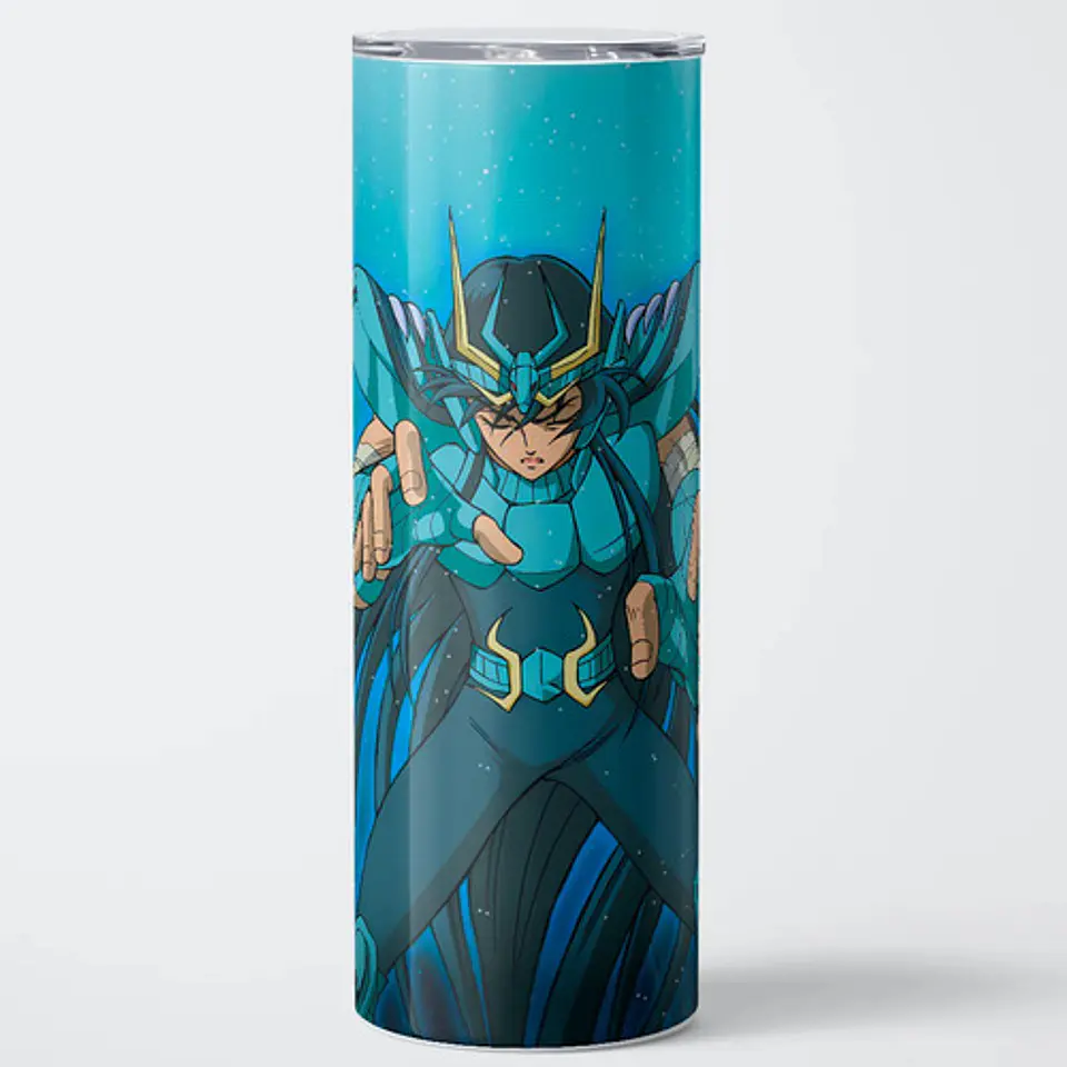 Mug Termo Saint Seiya Shiryu De Dragón 600ml 1
