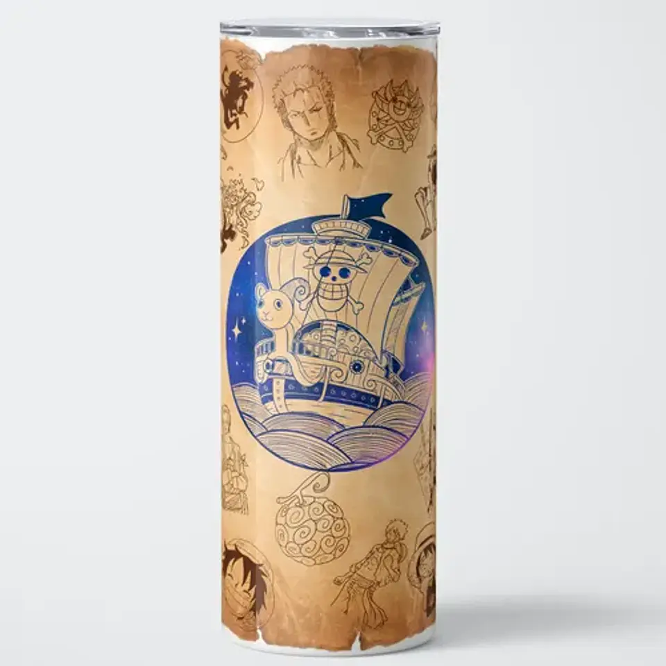 Mug Termo One Piece Vintage Scroll 600ml 1